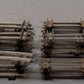 American Flyer S Scale Assorted Curved & Straight Track [83] VG