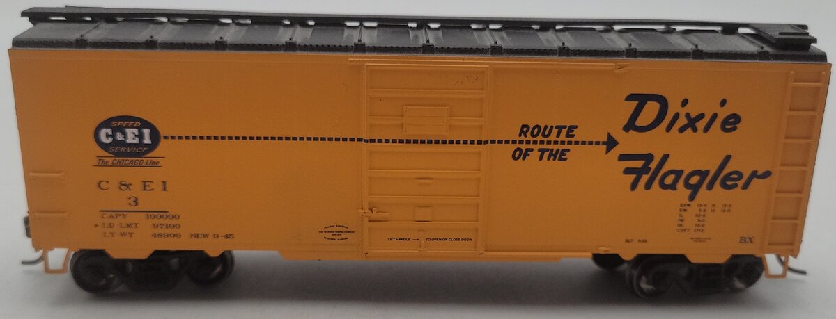Athearn 92277 HO Scale C&EI/Dixie 40' Express Boxcar #3 EX/Box