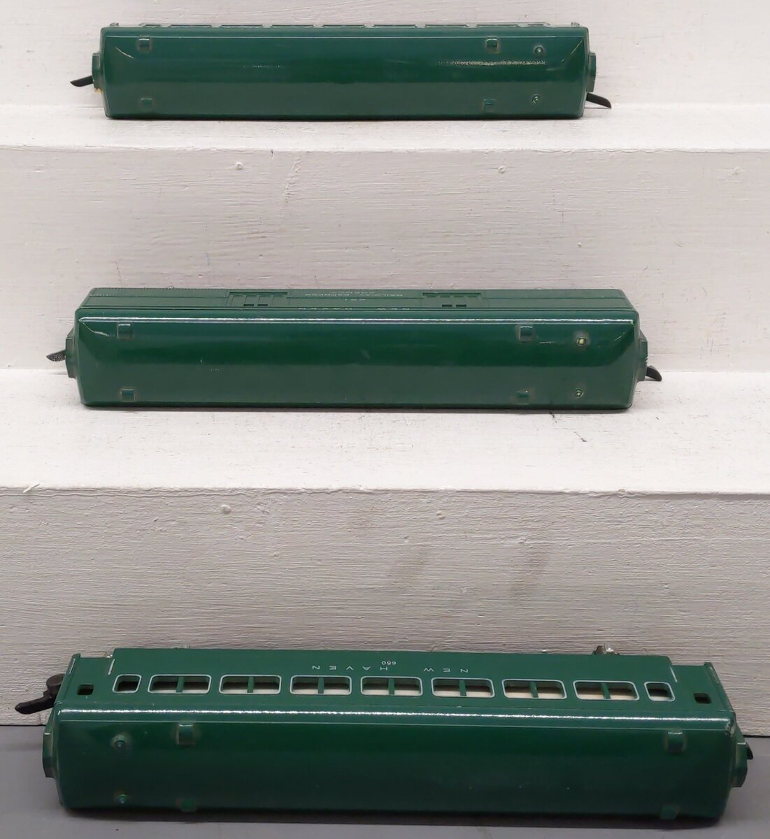 American Flyer Vintage S Gauge Passenger Cars #650,651,650 [3] VG/Box