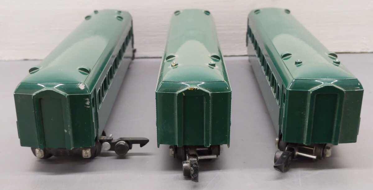 American Flyer Vintage S Gauge Passenger Cars #650,651,650 [3] VG/Box
