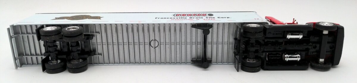 Tonkin Diecast Fratco Francesville Drain Tile Corp. Tractor Trailer VG