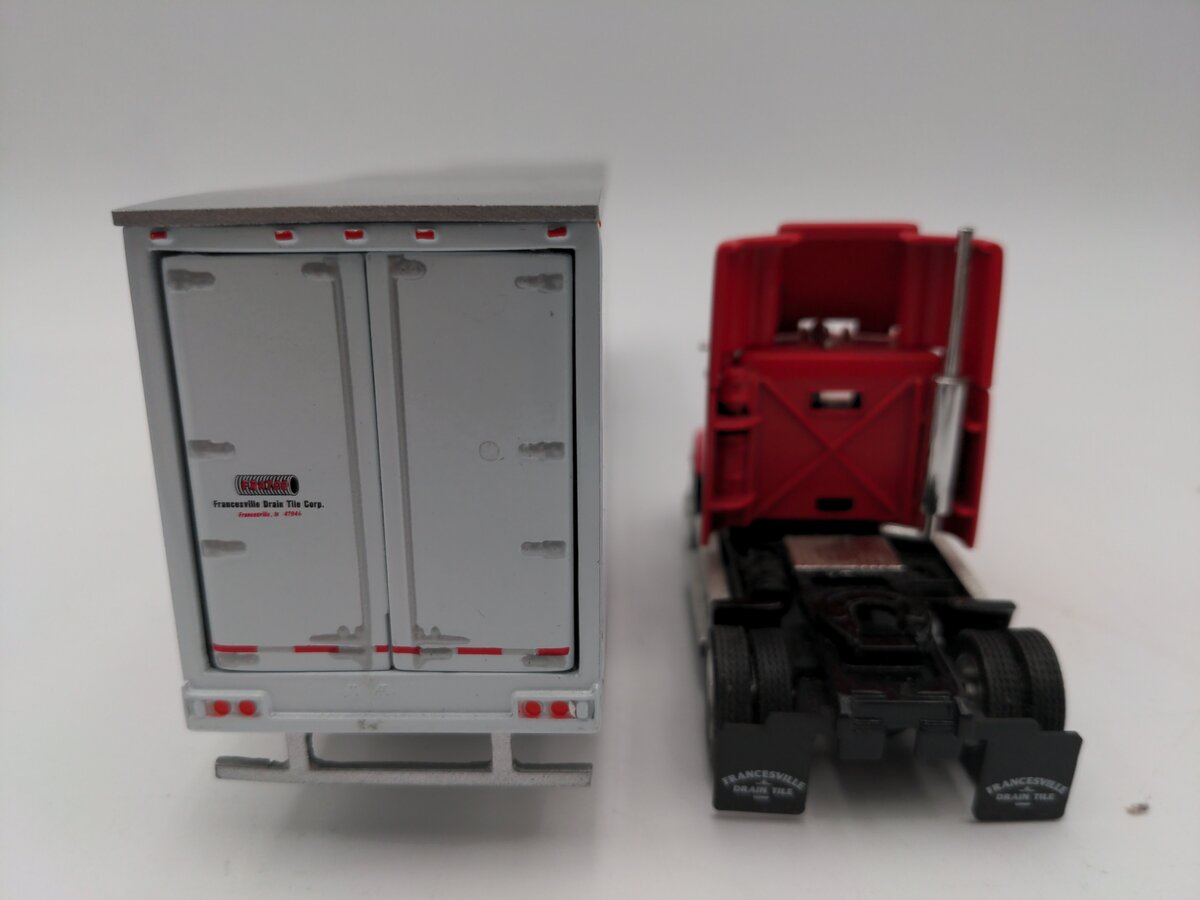 Tonkin Diecast Fratco Francesville Drain Tile Corp. Tractor Trailer VG