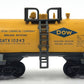 Atlas 3233 N Scale Dow Chemical "Beercan" Tank Car #10243 LN/Box
