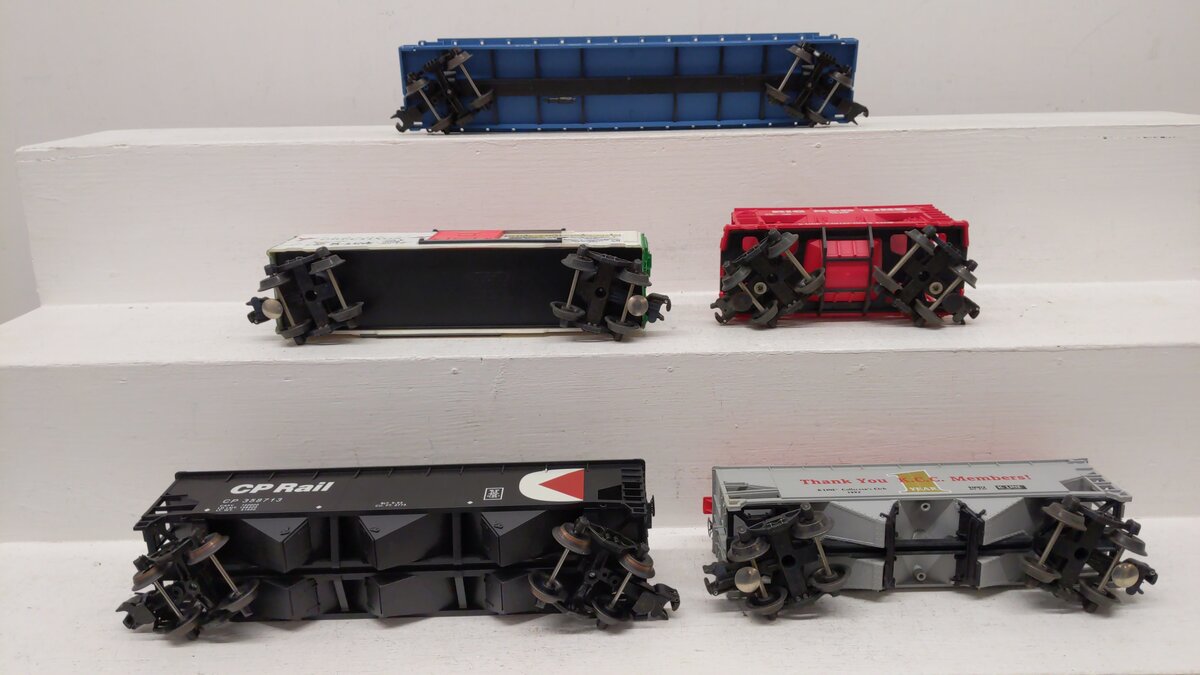 K-Line & Others O Gauge Assorted Train Cars [5] EX
