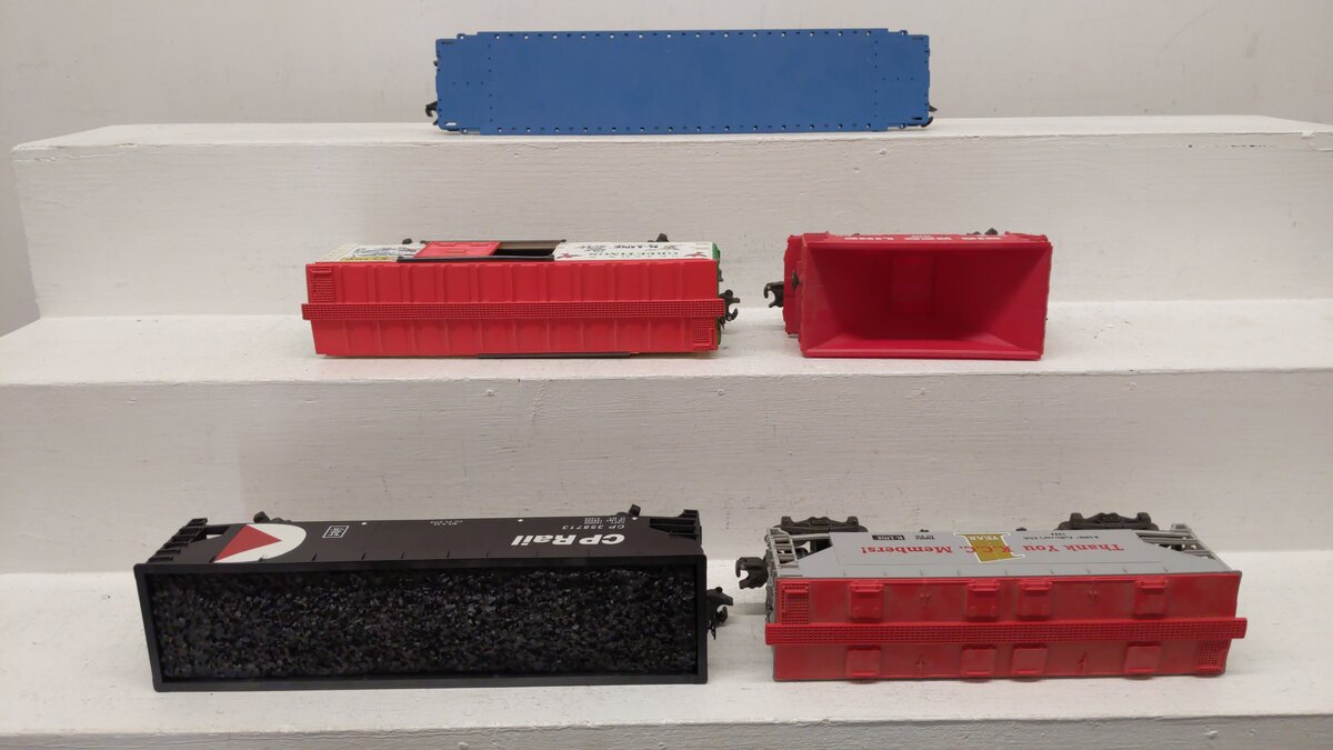 K-Line & Others O Gauge Assorted Train Cars [5] EX