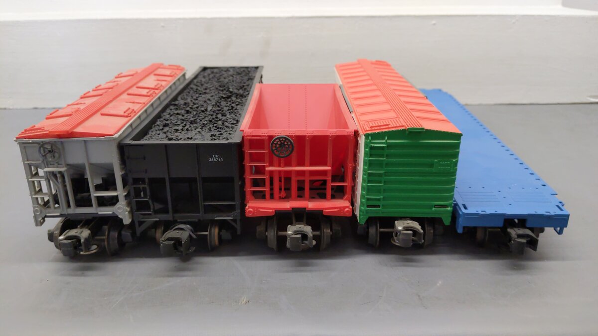 K-Line & Others O Gauge Assorted Train Cars [5] EX