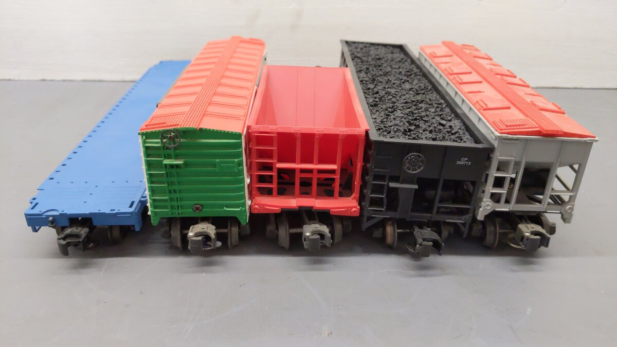 K-Line & Others O Gauge Assorted Train Cars [5] EX
