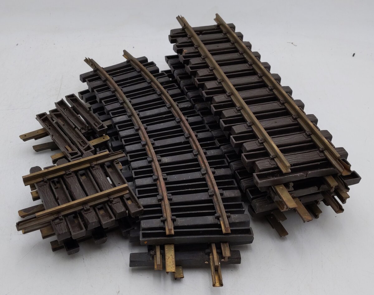 LGB/ Bachmann G Gauge Assorted Curved and Straight Track Sections [20] VG