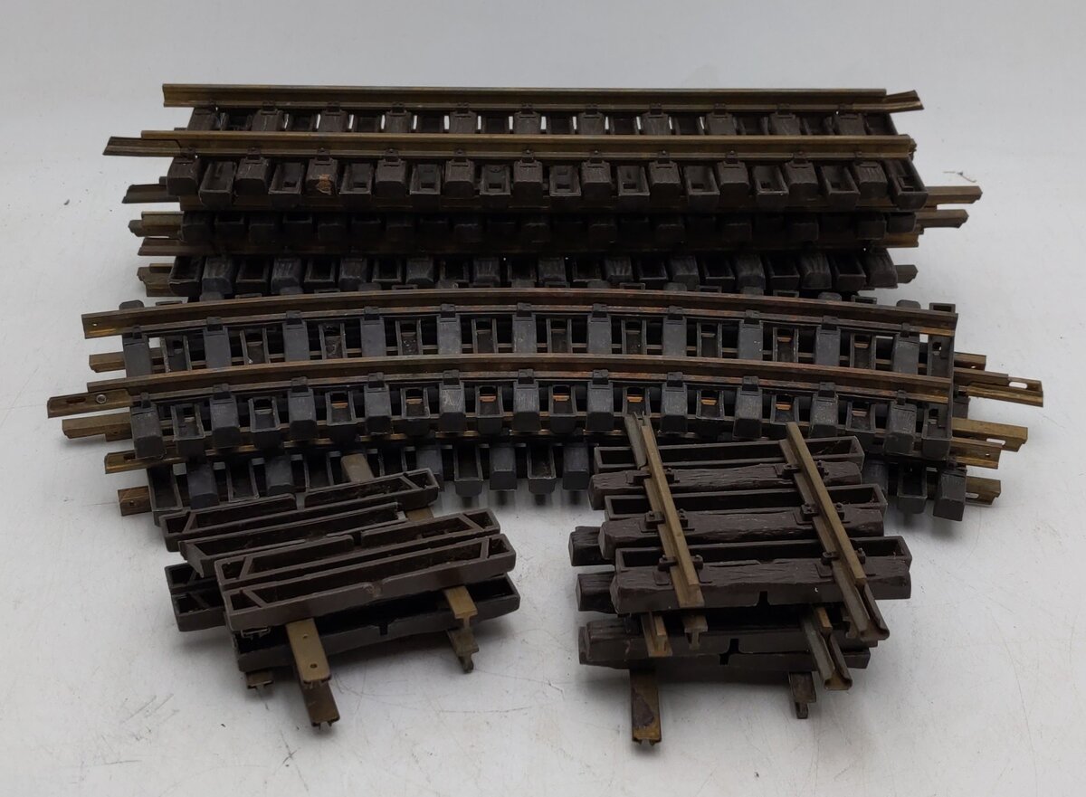 LGB/ Bachmann G Gauge Assorted Curved and Straight Track Sections [20] VG