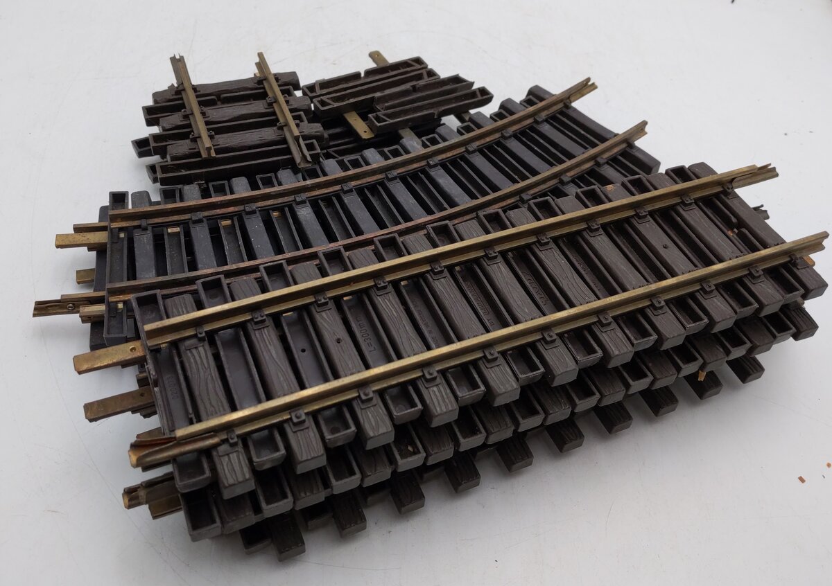 LGB/ Bachmann G Gauge Assorted Curved and Straight Track Sections [20] VG