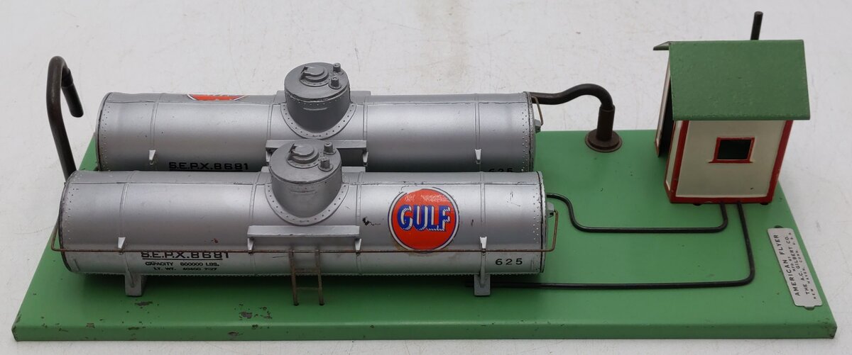 American Flyer 768 Vintage S Gulf Oil Supply Depot VG