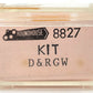 Roundhouse 8827 N Scale Rio Grande D&RGW Freight Car #61625 EX/Box