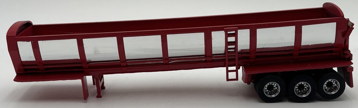 Tennessee Pass Models 1:87 Red Trout River 3 Axle Live Bottom Trailer VG