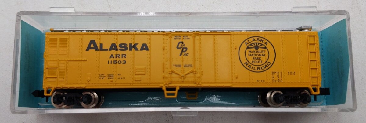 Atlas 3651-2.50 N Scale Alaska Railroad Reefer Car #11503 LN/Box