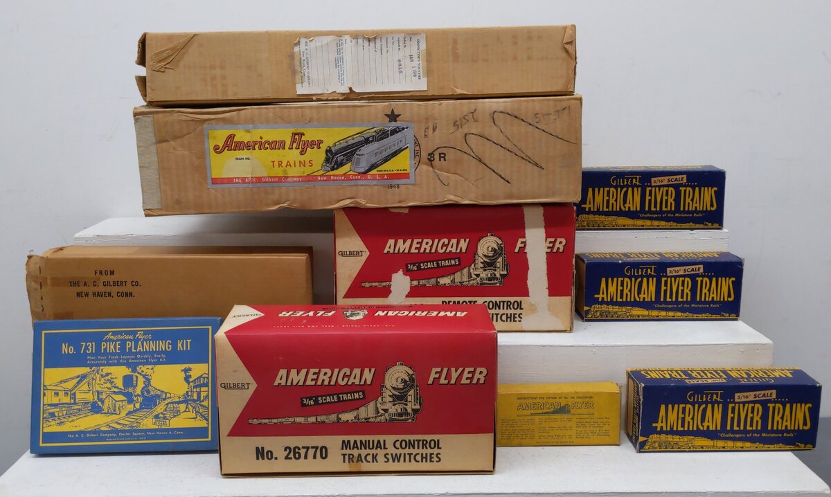 American Flyer Vintage S Scale Boxes-731/26770/26760/375/5002T [5]/Box
