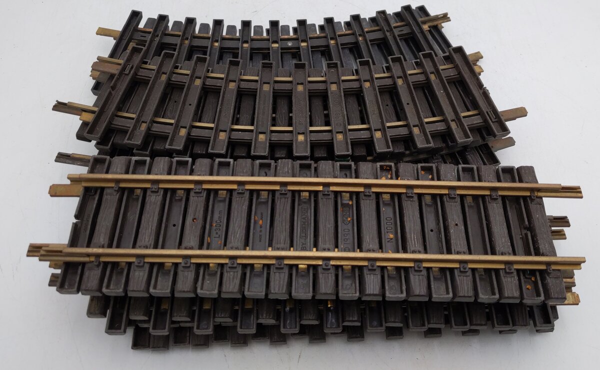 LGB/ Bachmann G Gauge Assorted Curved and Straight Track Sections [28] VG