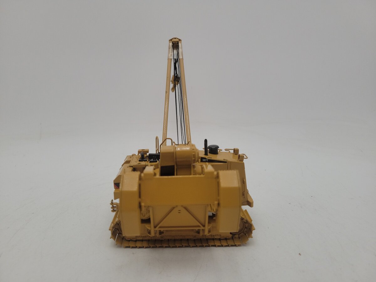 CCM 587T 1:48 Scale Yellow Caterpillar Diecast Pipelayer VG