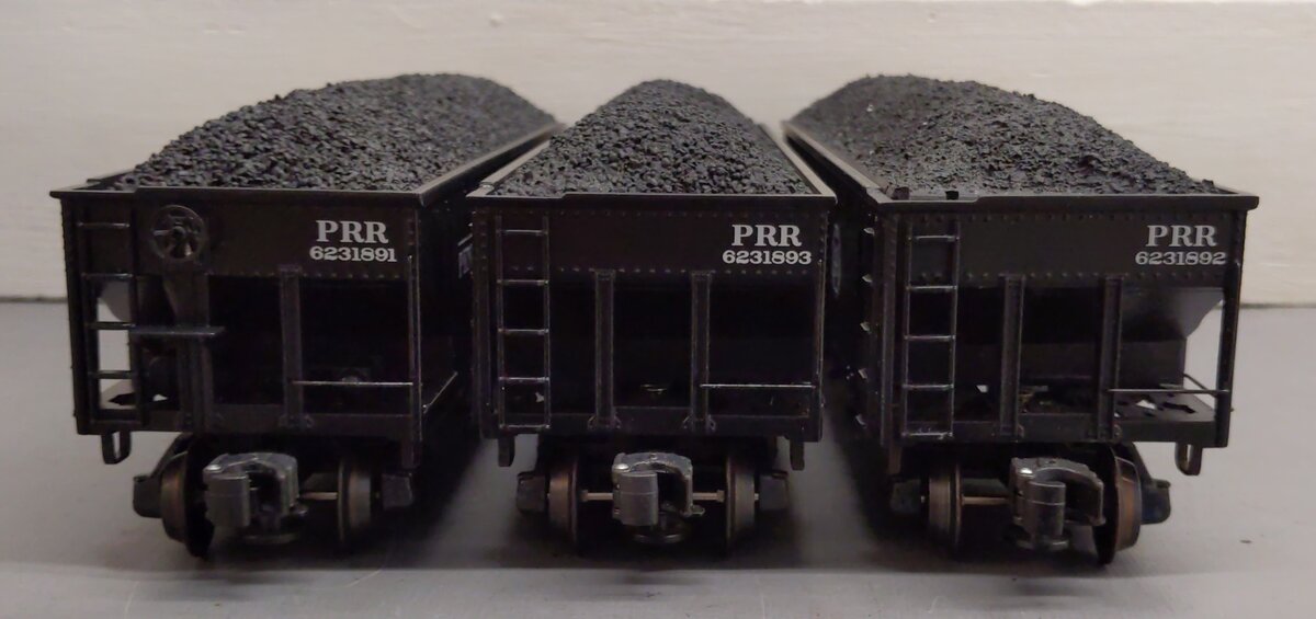 K-Line K623-1891A Pennsylvania Railroad 3-Car Diecast Hopper Set LN/Box