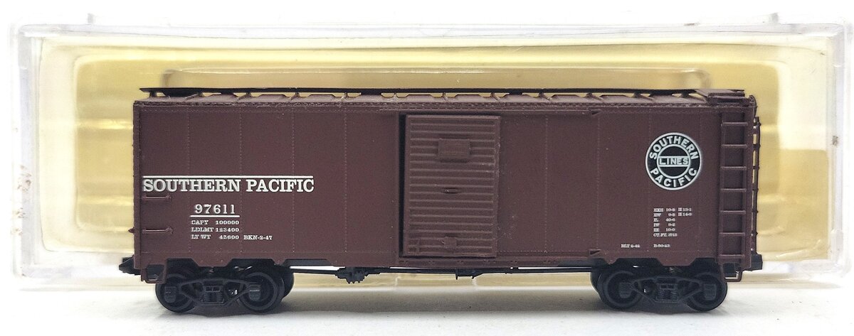 Tex-N-Rails 65701-12 N Scale Southern Pacific 1937 AAR 40' Box Car #97611 LN/Box