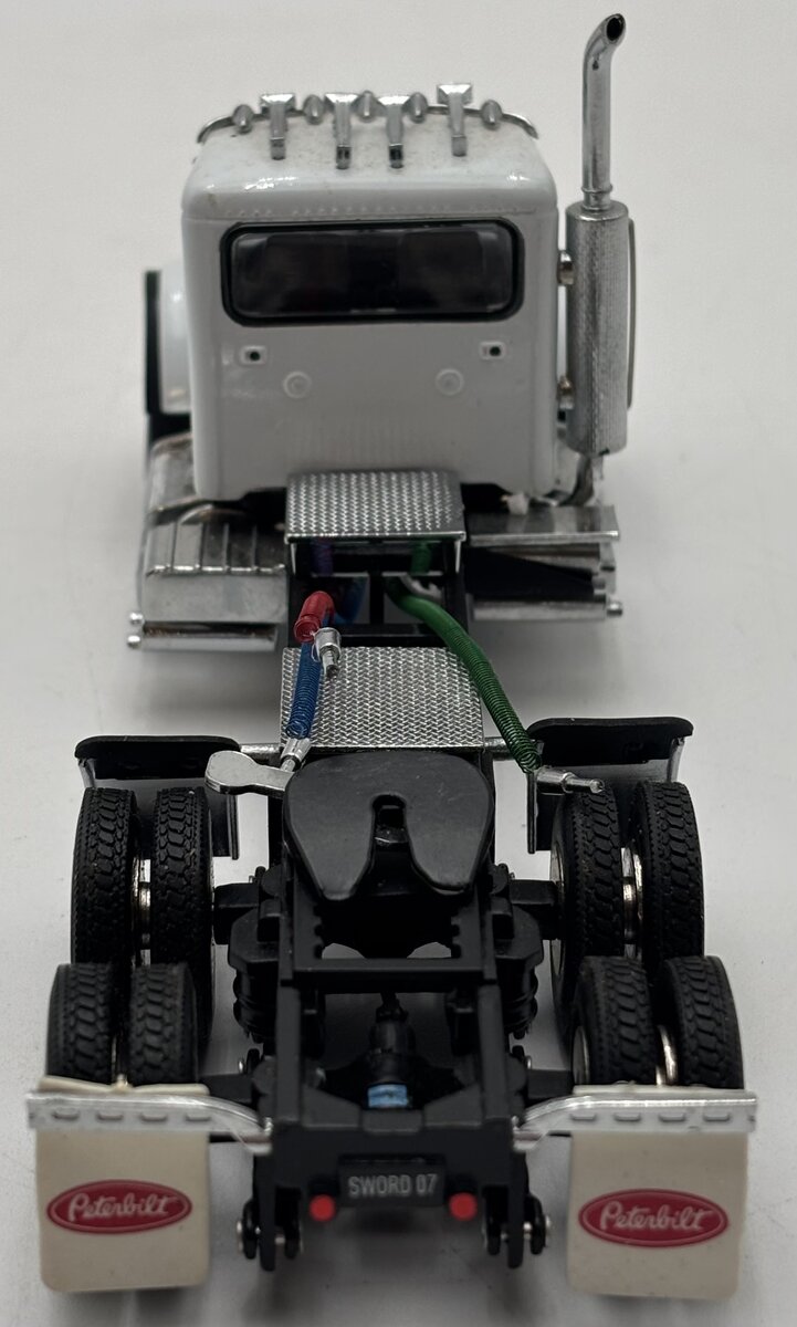 Sword Models  1:50 White Peterbilt 357 Semi-Tractor Diecast EX
