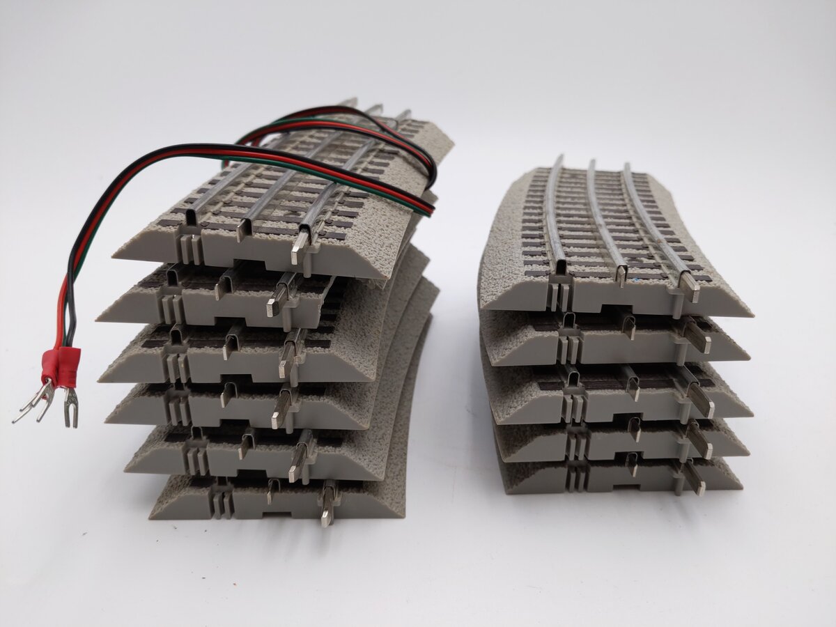 Lionel O Fastrack Assorted Curved & Straight Track Sections [16] VG