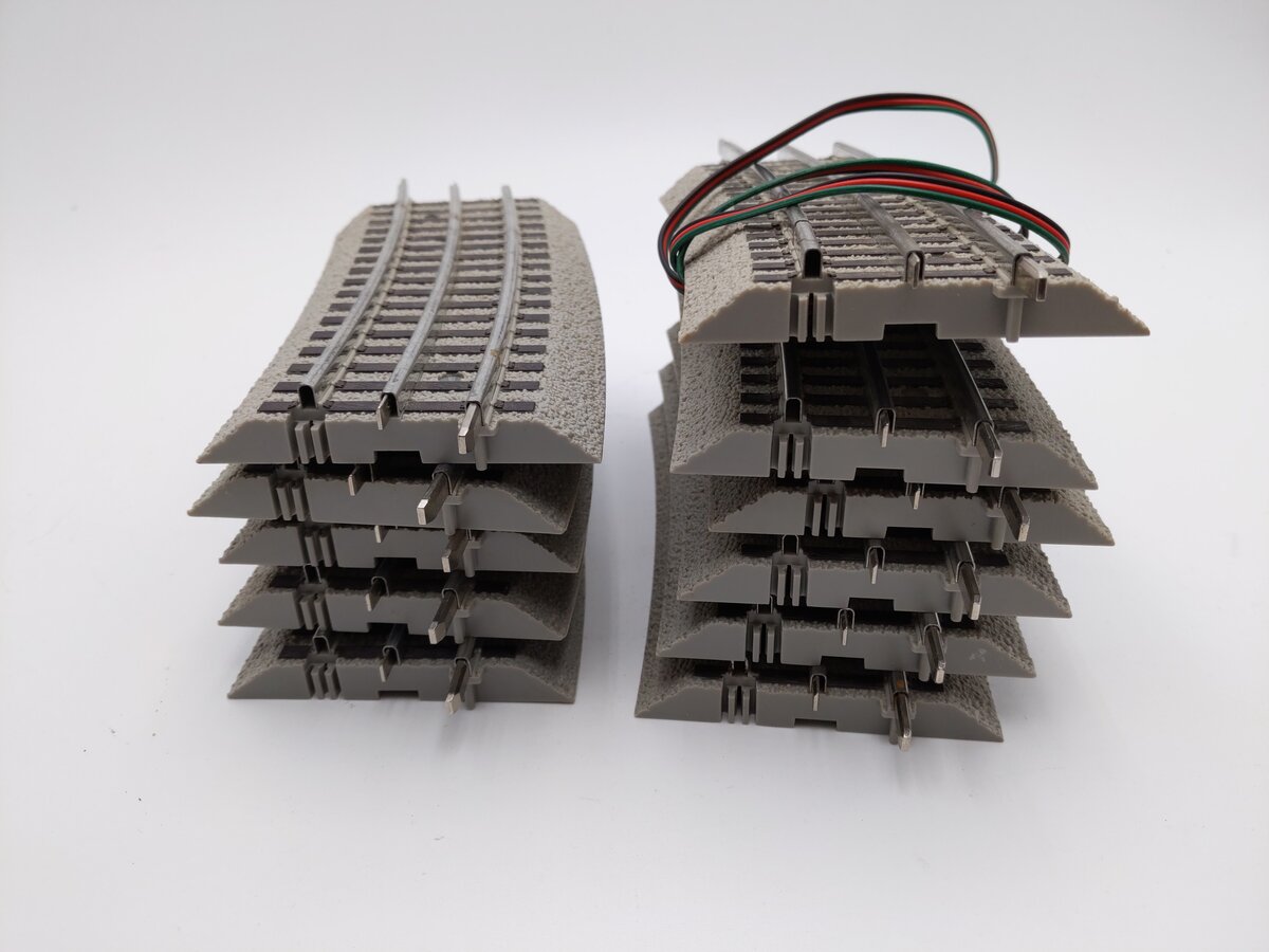 Lionel O Fastrack Assorted Curved & Straight Track Sections [16] VG