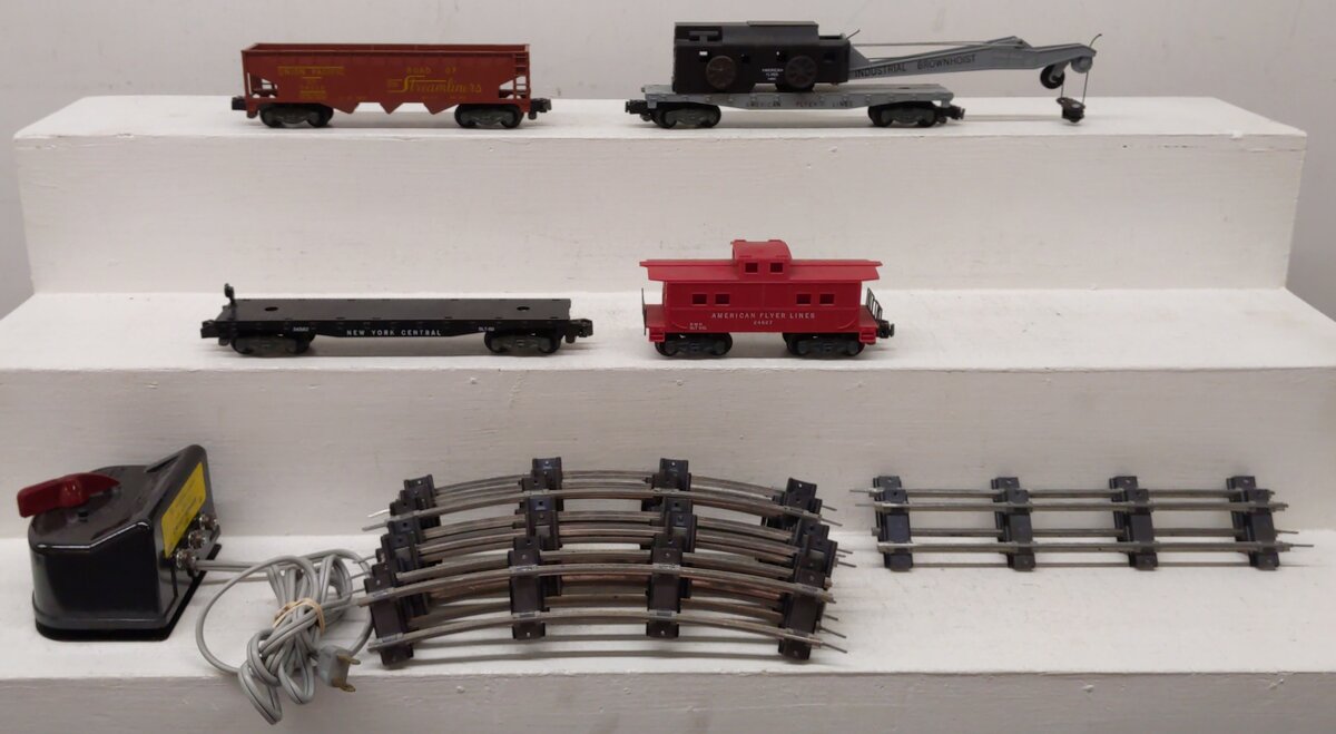 American Flyer 20610 Vintage S The Dispatcher Diesel Freight Train Set EX/Box