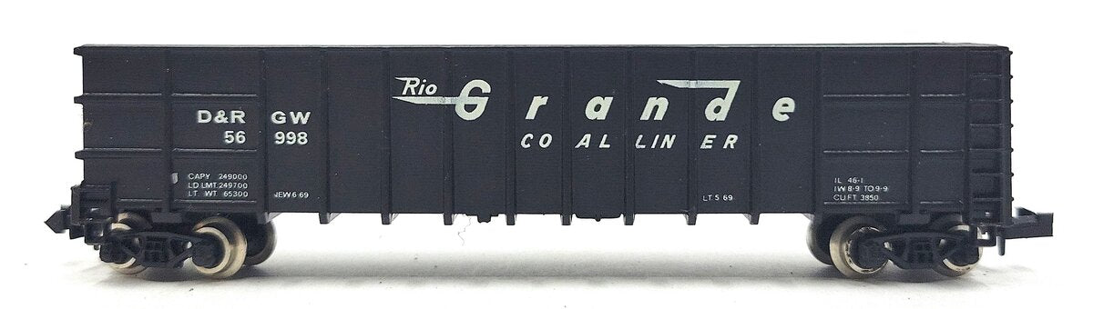 Roundhouse 8103 N Denver & Rio Grande Western Thrall Coal Gondola #56998 LN/Box