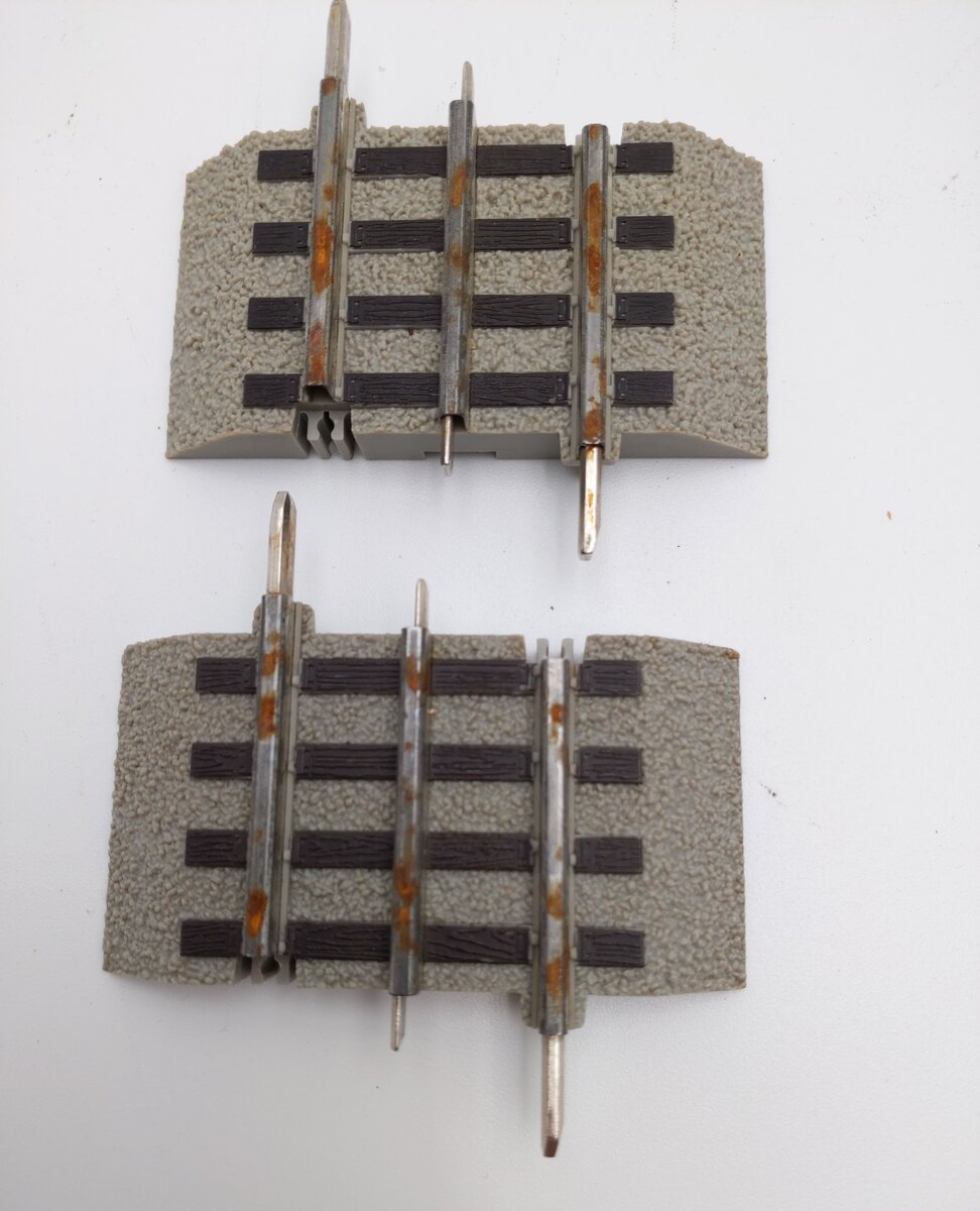 Lionel O Fastrack Assorted Straight Sections & Bumpers [33] EX