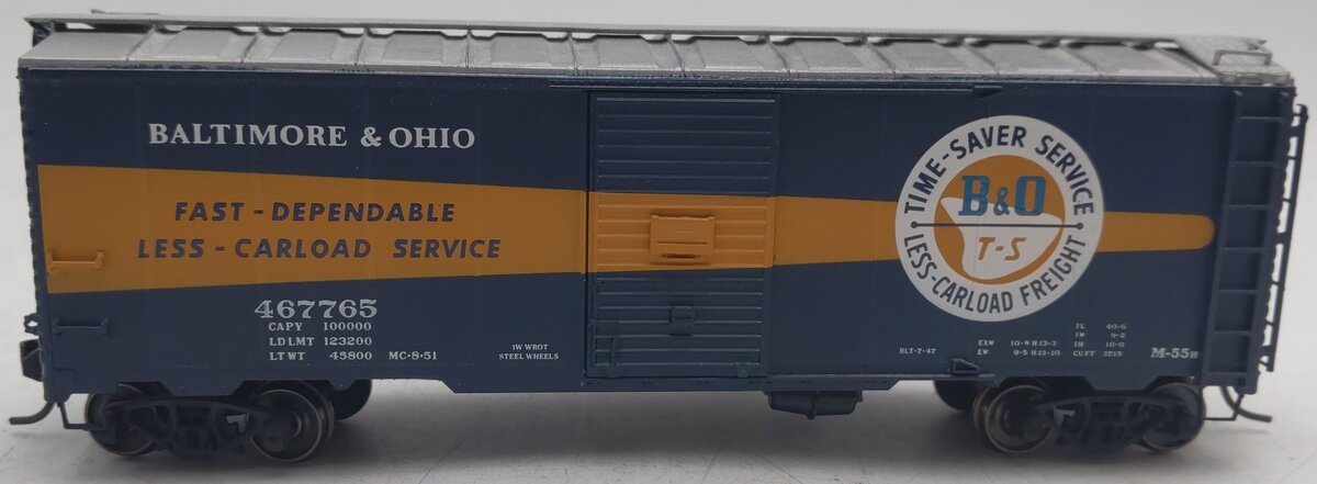 InterMountain 45757-05 HO Scale B&O Boxcar #467765 EX/Box