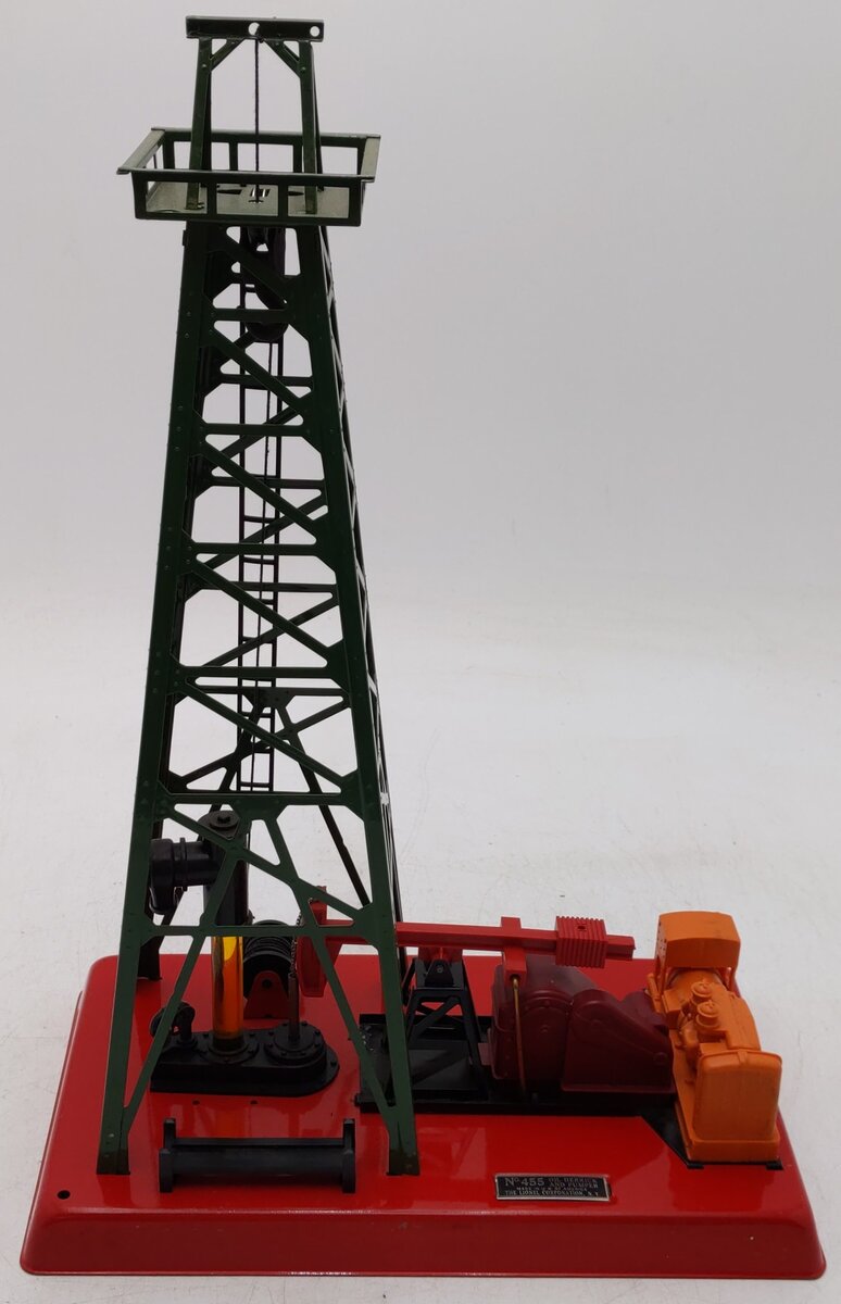 Lionel 455 Vintage O Operating Oil Derrick and Pumper VG/Box