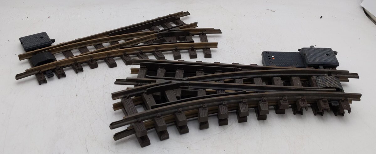 LGB G-Scale Lighted Track Bumper (2) Left Remote, (1) Right Remote [3] VG