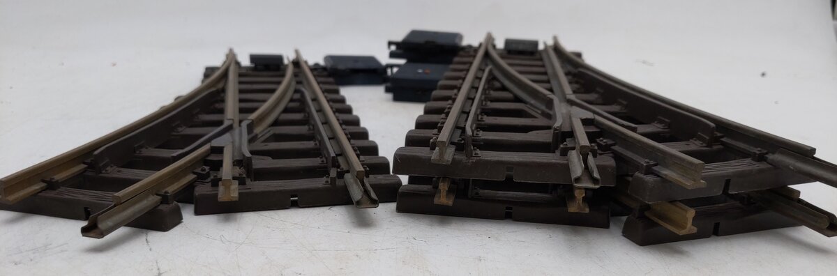 LGB G-Scale Lighted Track Bumper (2) Left Remote, (1) Right Remote [3] VG