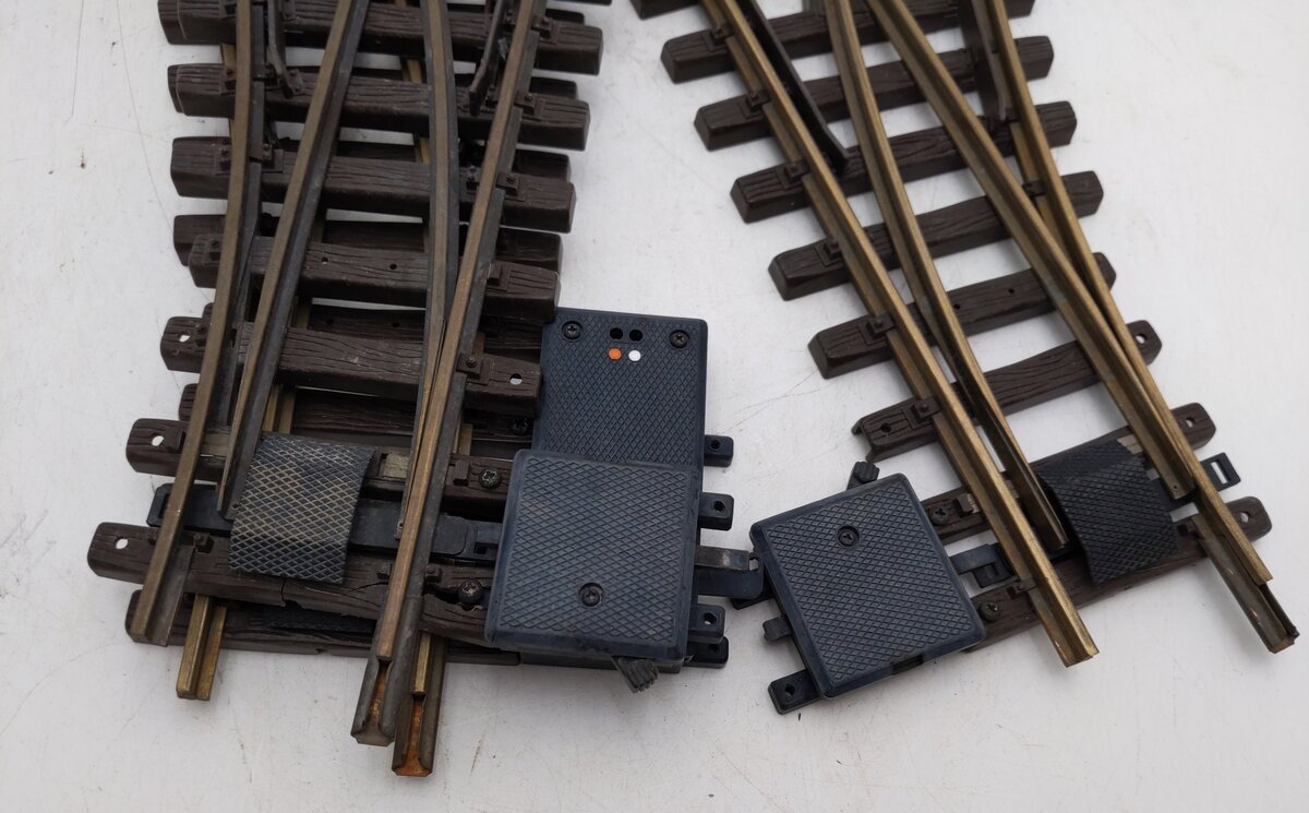 LGB G-Scale Lighted Track Bumper (2) Left Remote, (1) Right Remote [3] VG