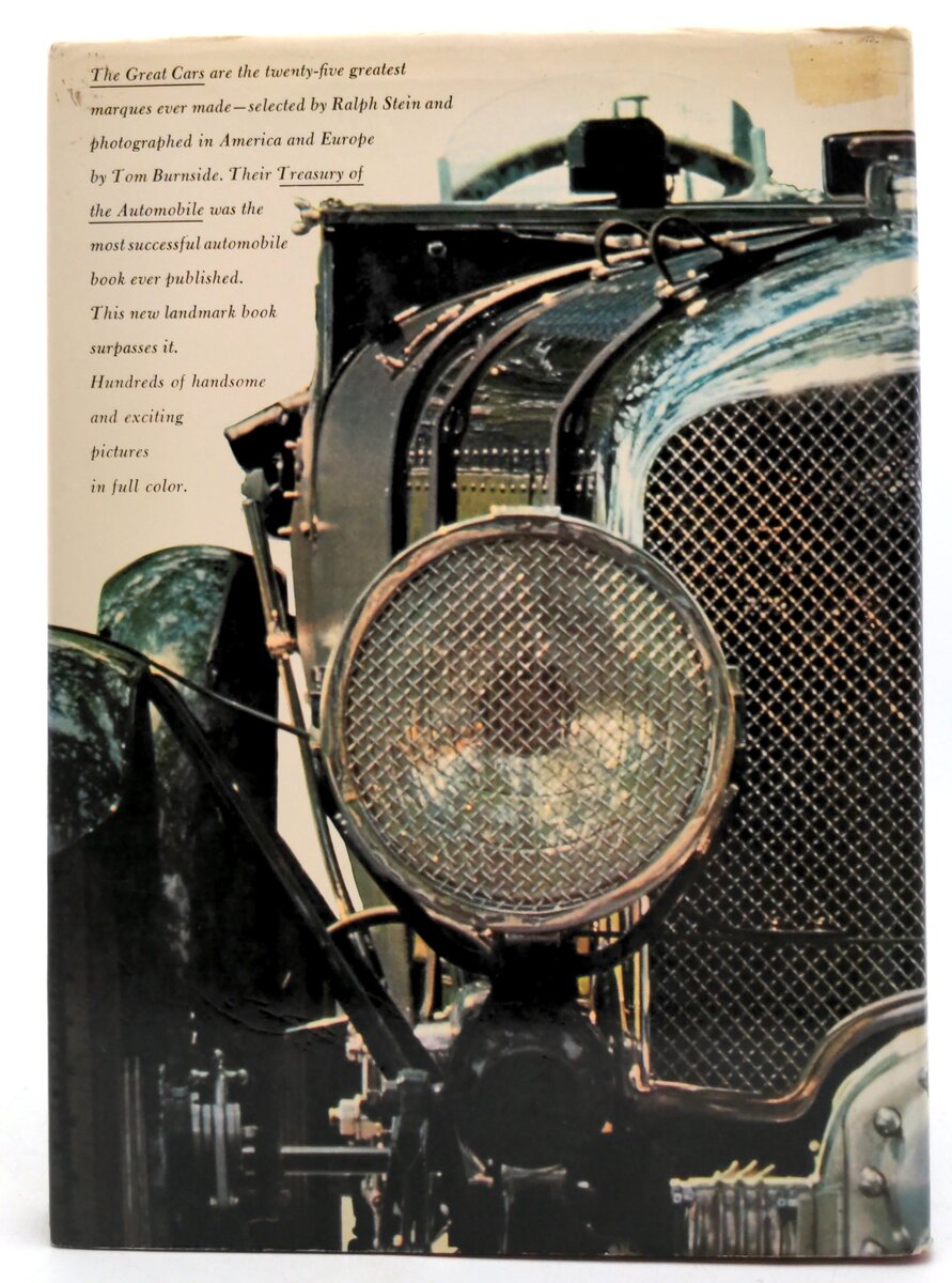 Ridge Press 67-21149 The Great Cars - Ralph Stein LN