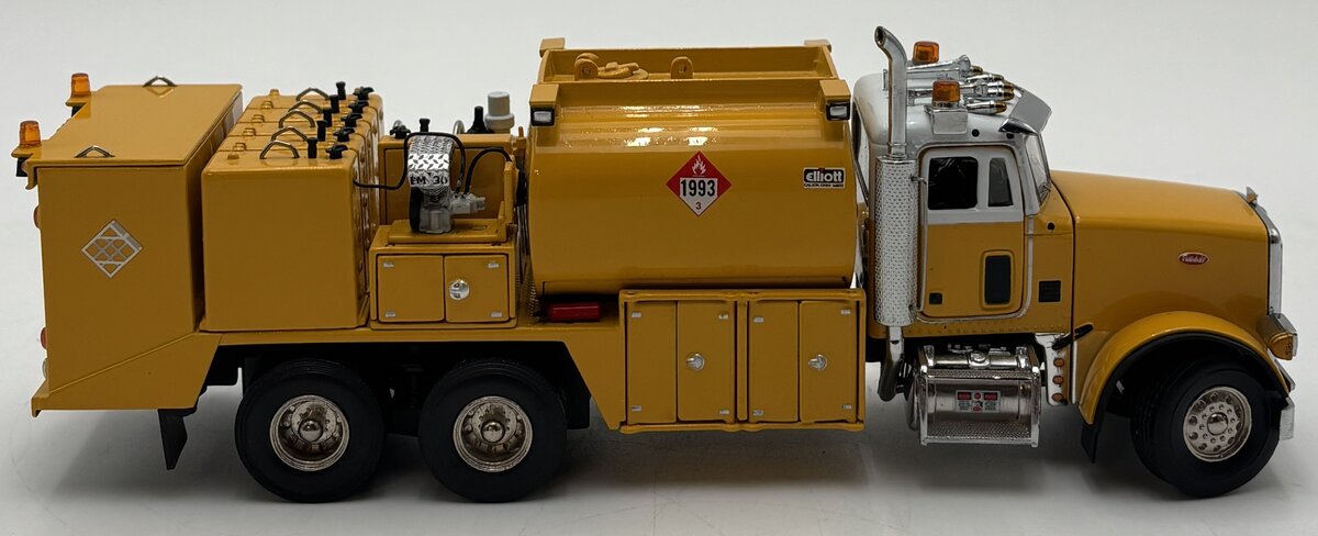 Sword Models SW2041-Y 1:50 Yellow Peterbilt 357 w/Elliot Fuel and Lube Body LN