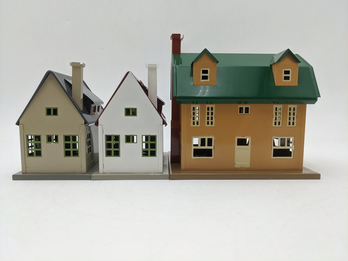 MTH 10-4059 O #192 Tinplate Villa Set (Set of 3) EX