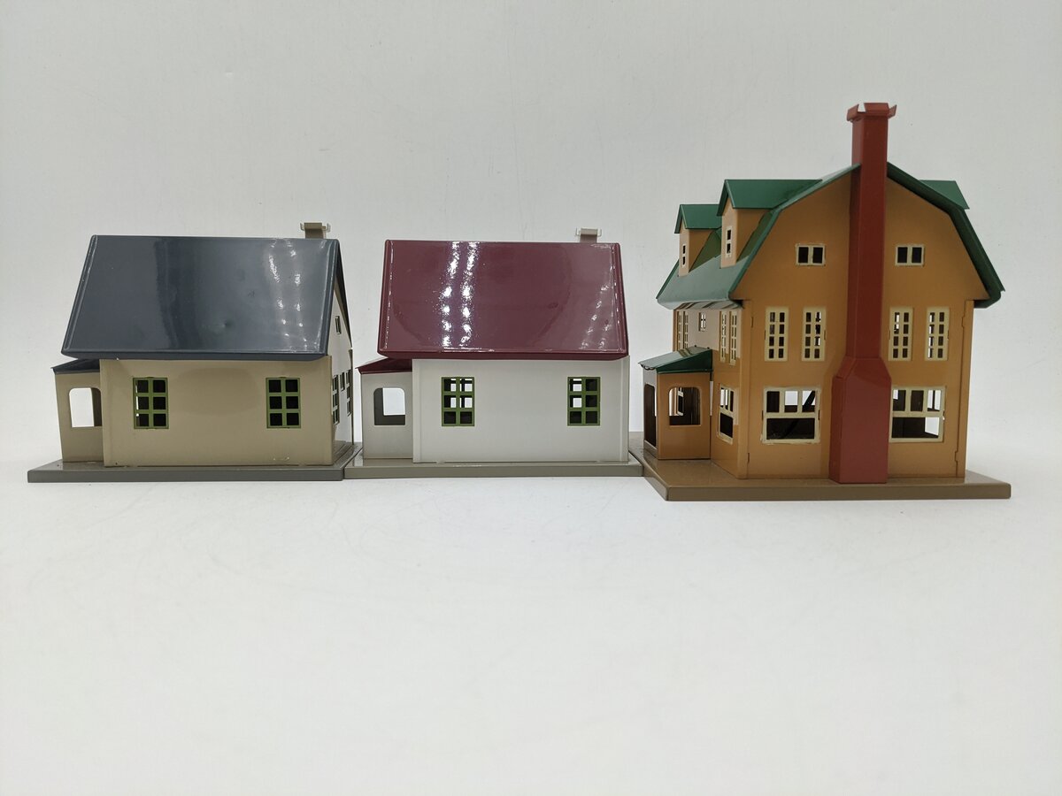 MTH 10-4059 O #192 Tinplate Villa Set (Set of 3) EX