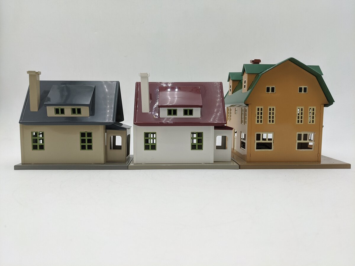 MTH 10-4059 O #192 Tinplate Villa Set (Set of 3) EX