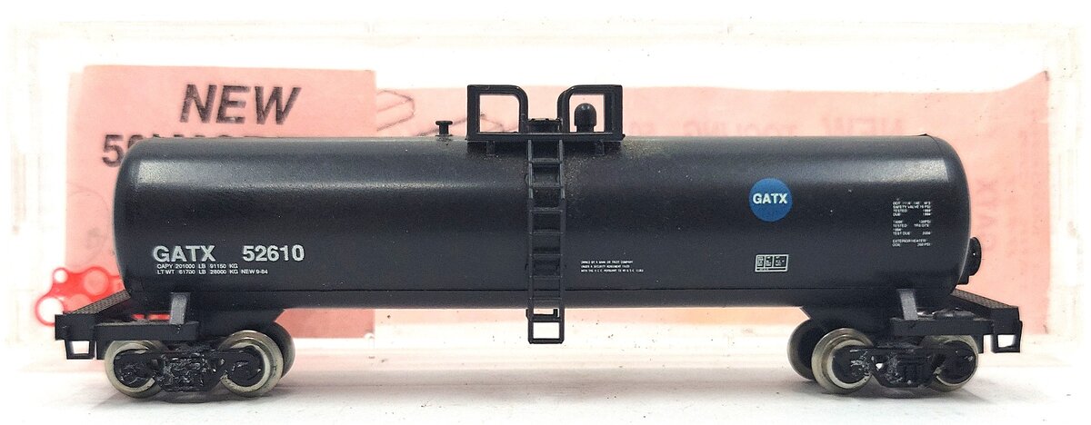 Roundhouse 8441 N Scale GATX 50' Modern Tank Car  #52610 EX/Box