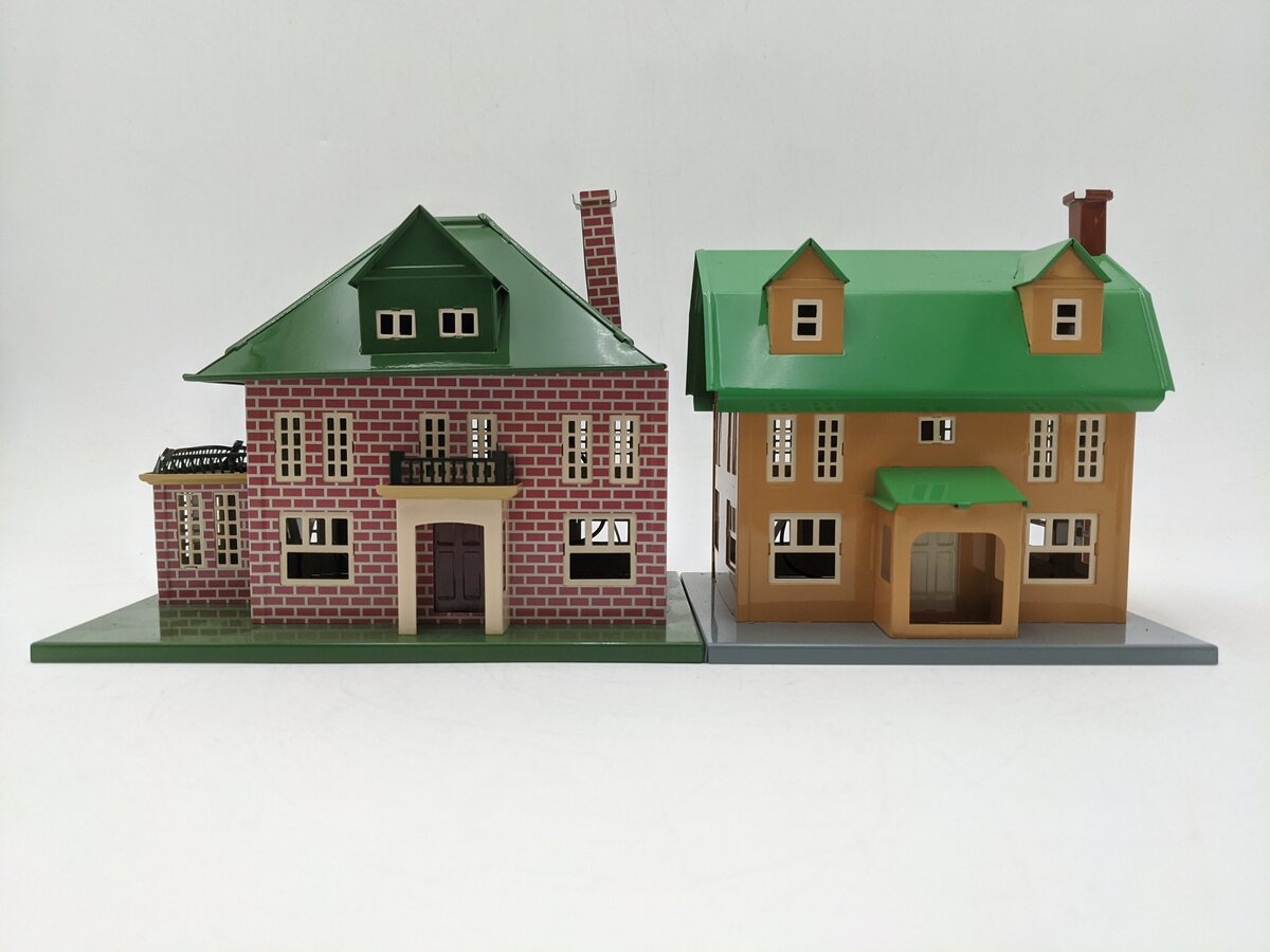 MTH 10-1110 O Gauge Tinplate Traditions #192 Villa Set [2] EX