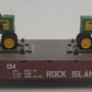 Athearn 81287 HO Scale Rock Island John Deer Flat Car w/ Tractors #90134 EX/Box