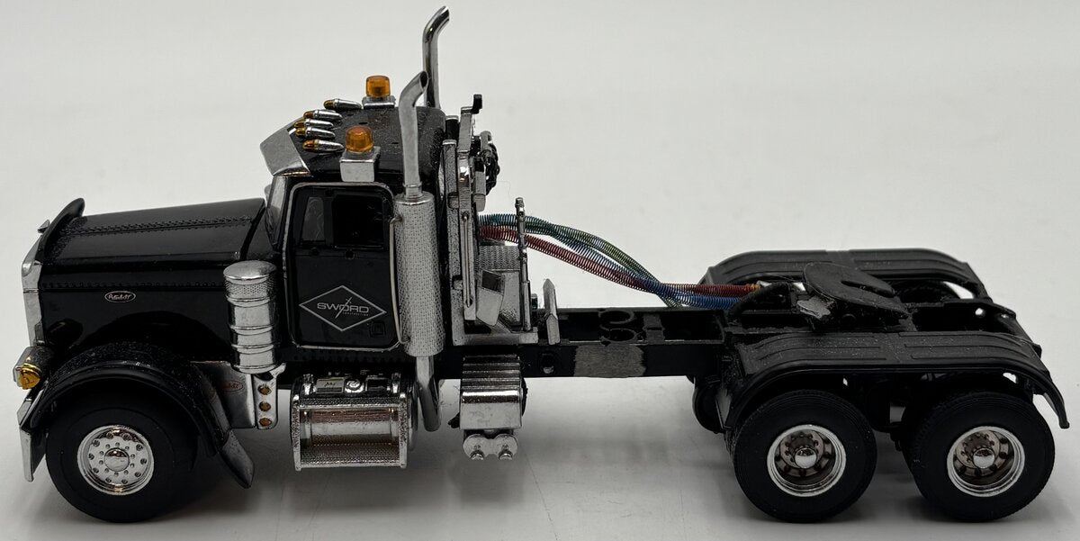 Sword Models SW2011 1:50 Black Peterbilt 379 Day Cab Semi-Tractor EX