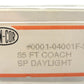 Con-Cor 0001-04001F-2 N Scale Southern Pacific Daylight 85'' Passenger Car EX/Box