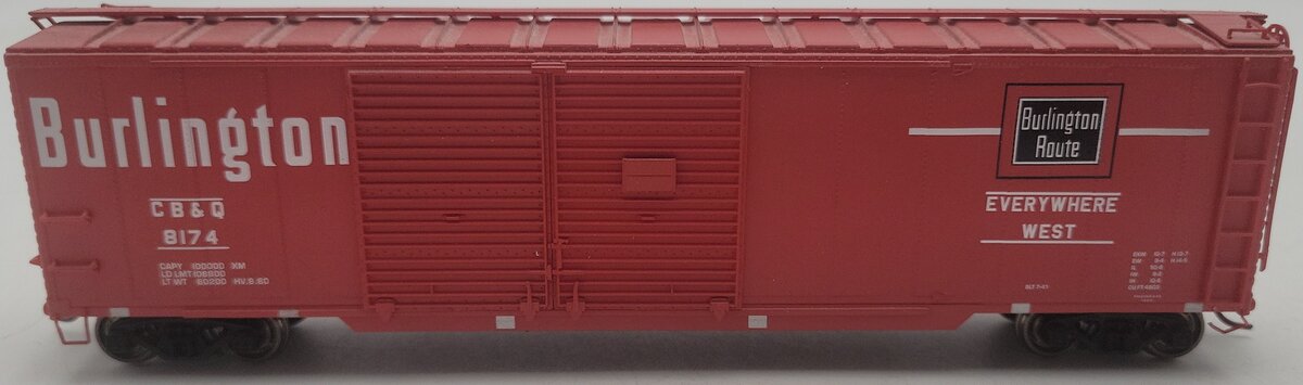 Proto 2000 30369 HO CB&Q 50' Automobile Box Car #8174 EX/Box