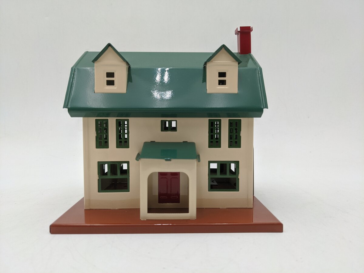 MTH 10-4010 O Scale #189 Ivory & Peacock Tinplate Villa EX