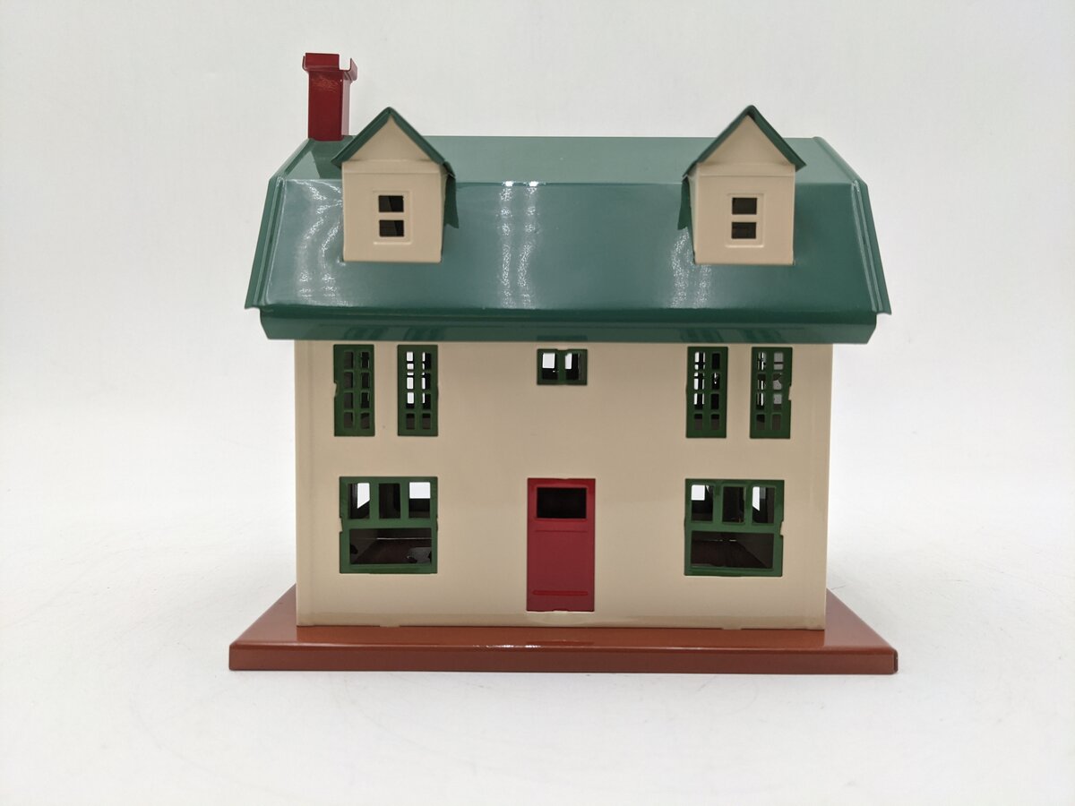 MTH 10-4010 O Scale #189 Ivory & Peacock Tinplate Villa EX
