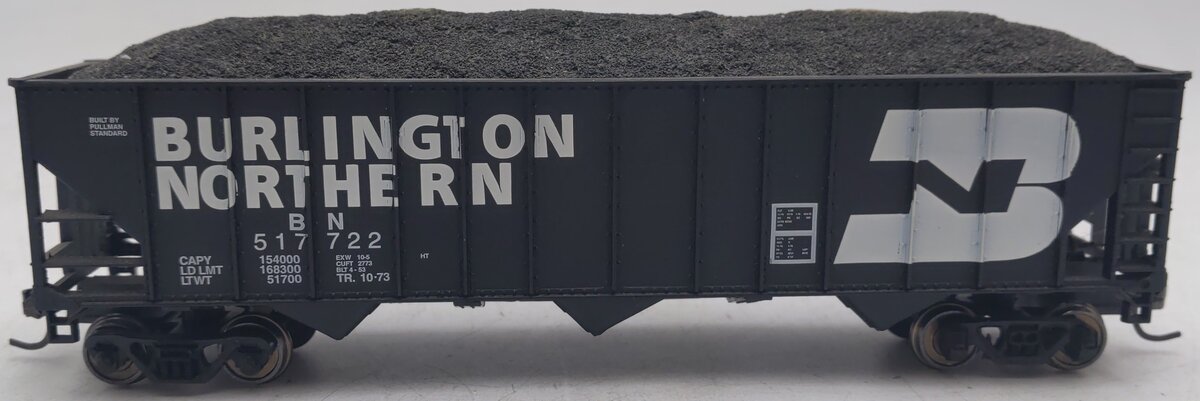 Life Like 8497 HO Burlington Northern 100 Ton Hopper #517722 EX/Box