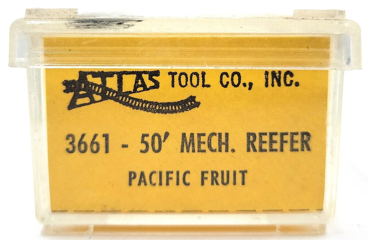 Atlas 3661 N Scale 50' Pacific Fruit Express Mechanical Reefer #300171 EX/Box
