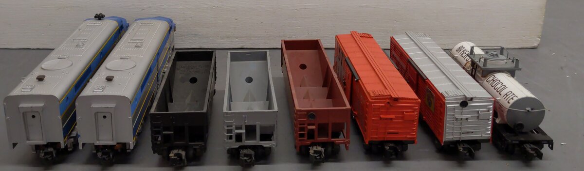 American Flyer 20540 Vintage S Missouri Pacific Merchandiser Freight Train Set EX/Box